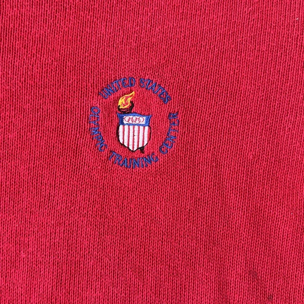Vintage Velva Sheen‎ Sweater Mens XL USA Olympics Training Center 90s